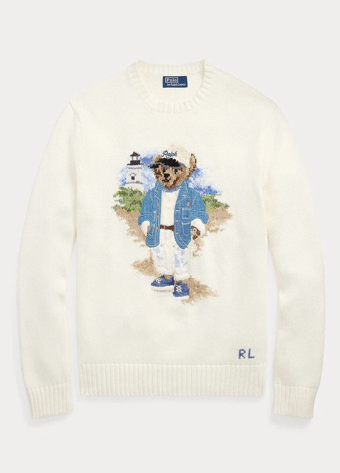 Ralph Lauren Sweater | Blue Polo Bear